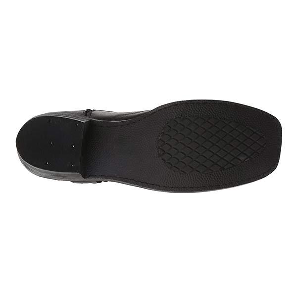 León - Botas cortas de hombre estilo motero con tacón bajo