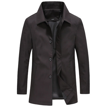 Álvaro – Gabardina Corta Clásica para Hombre