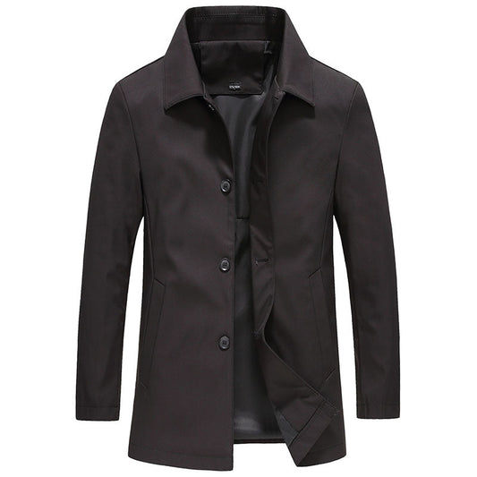 Álvaro – Gabardina Corta Clásica para Hombre