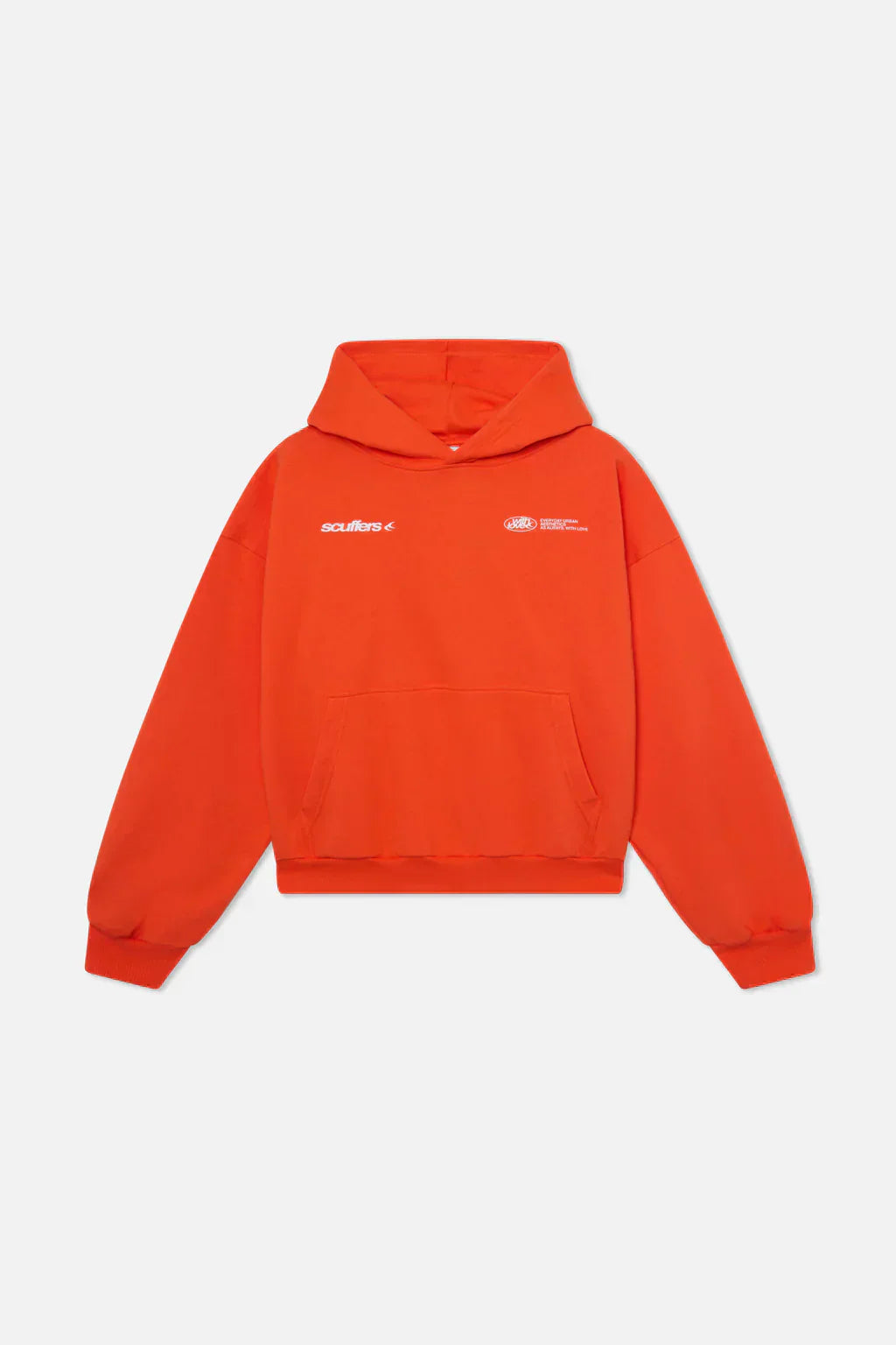 Paula - Sudadera cropped con capucha y pantalón vaquero ancho para mujer