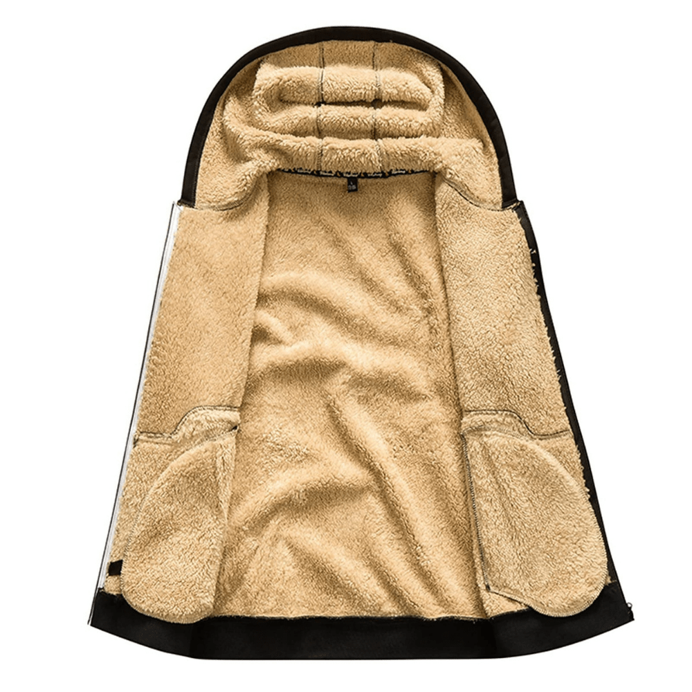 Marco - Sudadera con capucha para hombre forrada