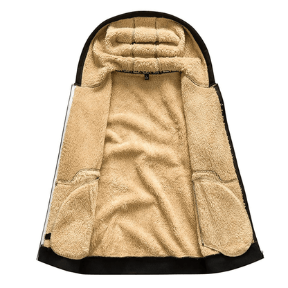Marco - Sudadera con capucha para hombre forrada