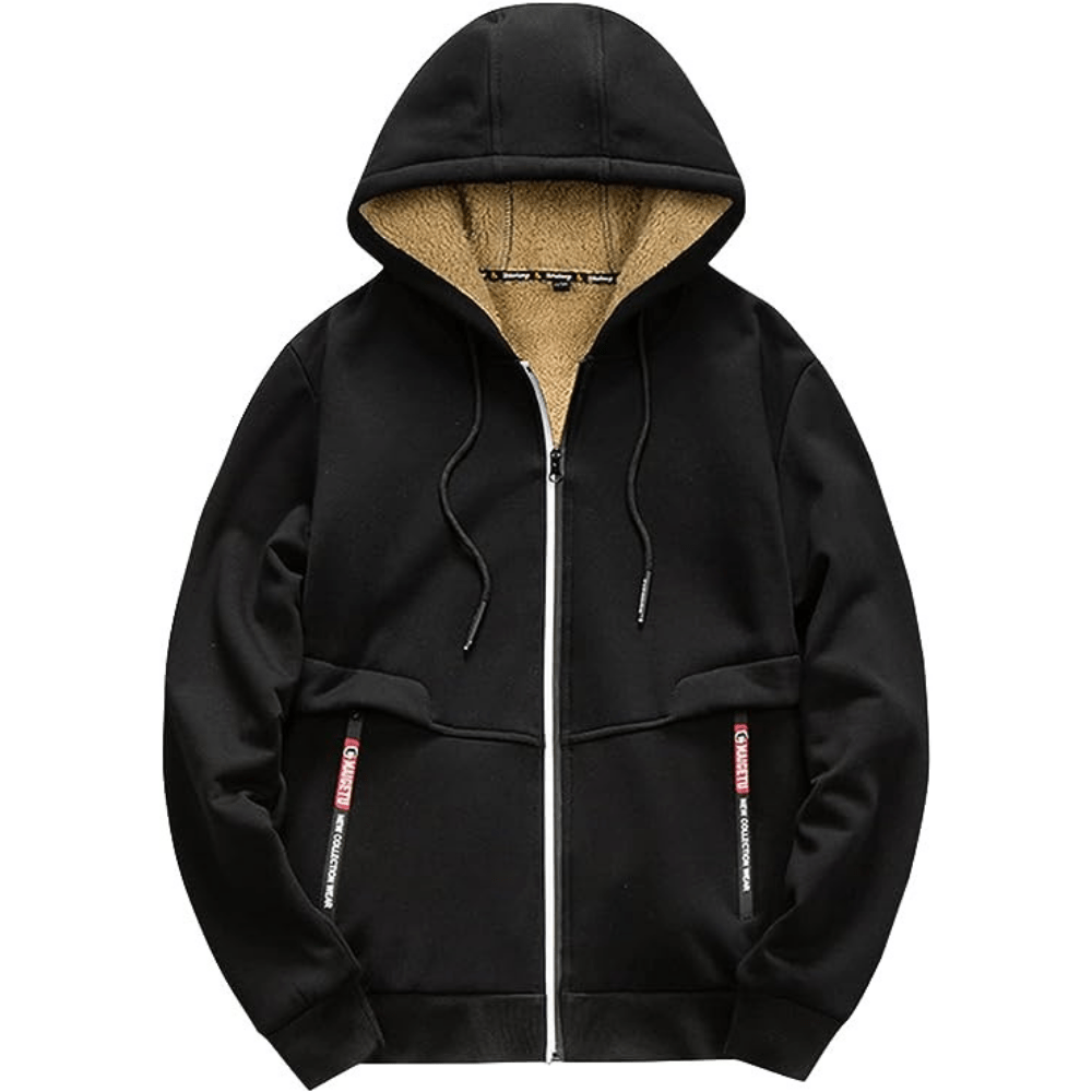 Marco - Sudadera con capucha para hombre forrada
