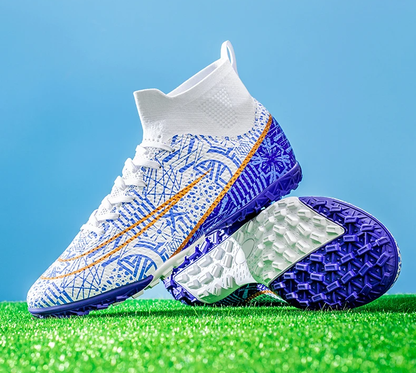 Adrián - Botas de fútbol para hombre con tobillera