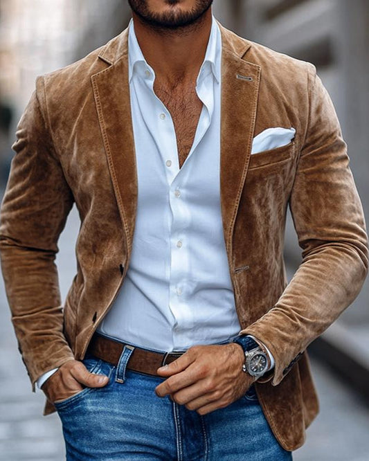 Adrián – Americana de Ante para Hombre