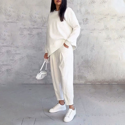 Carla - Conjunto de mujer dos piezas con blusa y pantalón