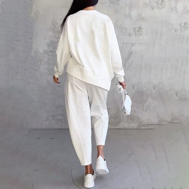 Carla - Conjunto de mujer dos piezas con blusa y pantalón