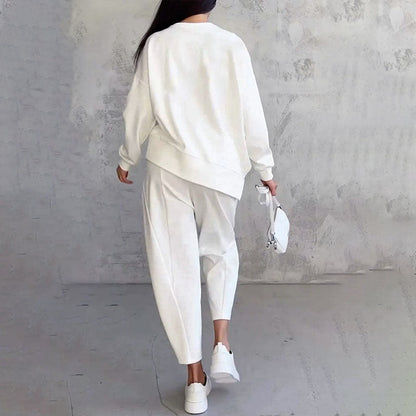 Carla - Conjunto de mujer dos piezas con blusa y pantalón