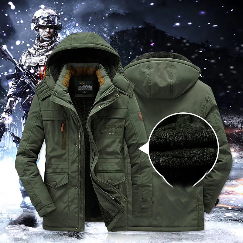 Adrián - Abrigo acolchado hombre invierno